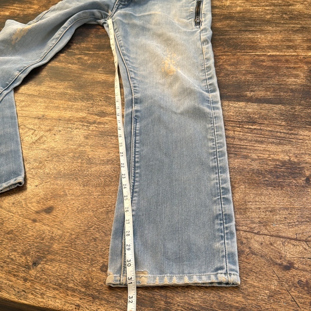 Rare vintage Levi’s 511 faded perfectly distressed jeans size 34 unisex straight - Picture 12 of 17